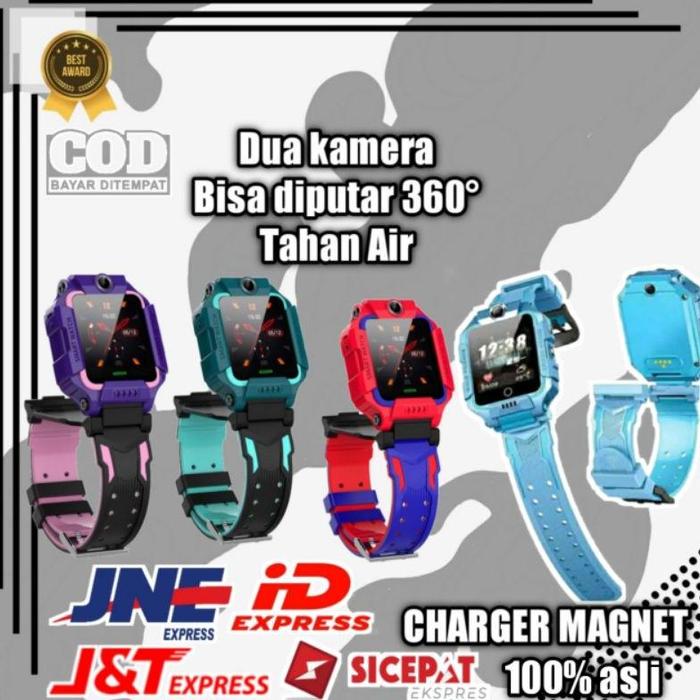 barang asli Jam Imoo Aimo Imo Z6 frozen 2 Flip Dual Camera Anti Air