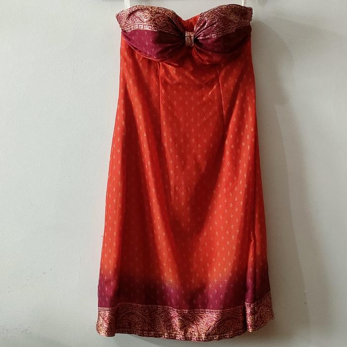 PRELOVED India Saree Tube Dress