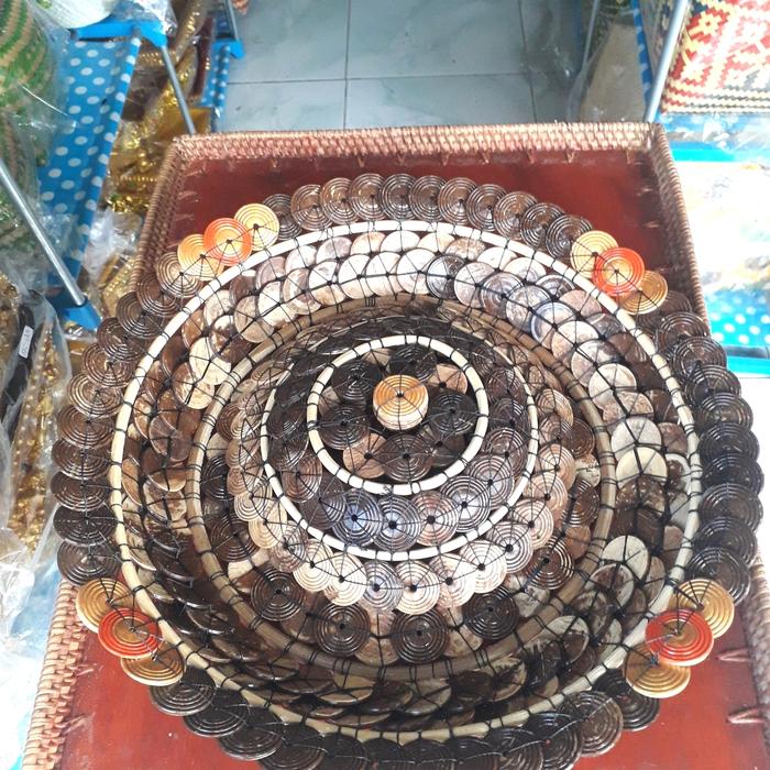 set bokor batok + tutup/31cm &34cm/ manies