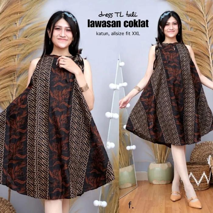 Dress Daster Batik Tanktop Tali