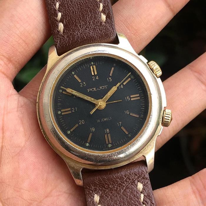 JAM TANGAN POLJOT ALARM 18J 122138