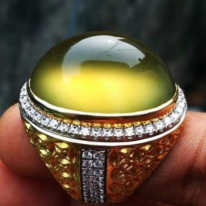 Idocrase Bio Solar change color kristal giwang size jumbo mumbul
