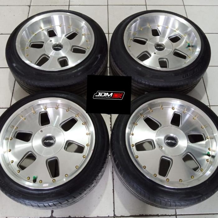 Velg Mobil Bekas MAE R16X8-9 Lubang 4 ET25-35 BAN 195 45-50 R16