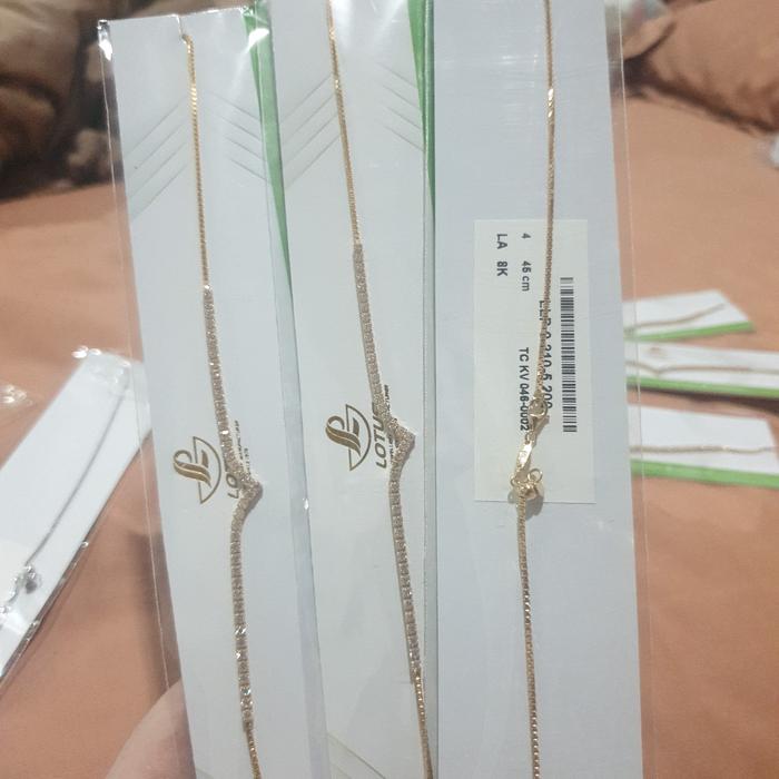 kalung annyeong korea aurel listring emas asli 375 mas muda 8k