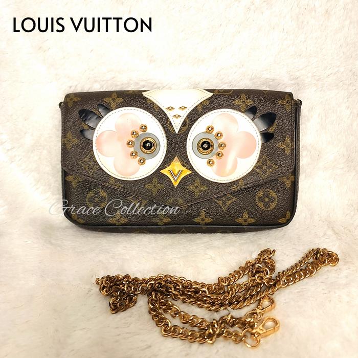 TAS WANITA BRANDED ORIGINAL LV - POCHETTE FELICE CHAIN