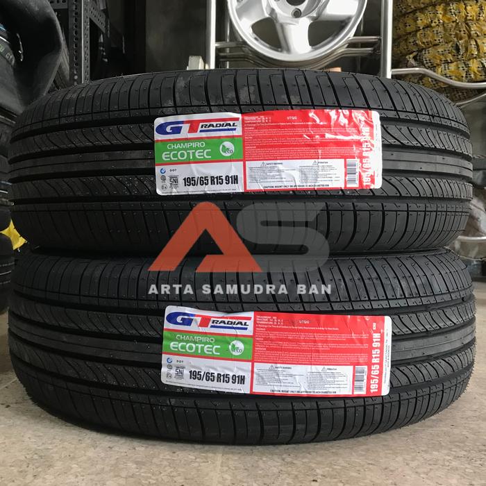 Ban GT Radial Gajah Tunggal Champiro Ecotec 195 / 65 R 15 R15