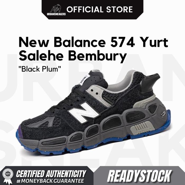New Balance 574 Yurt Salehe Bembury Black Plum | MS574YSE