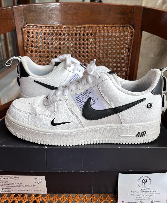 NIKE AIR FORCE 1 LOW LV8 UTILITY WHITE original 100%