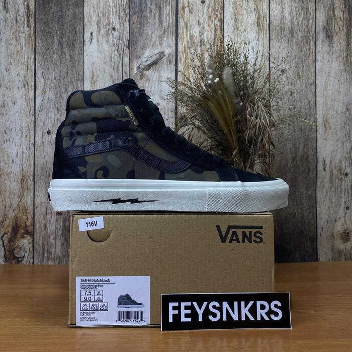 Vans Sk8 Hi Defcon Camo Black Original