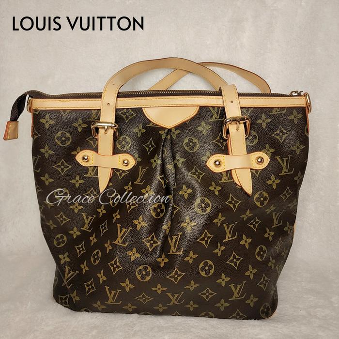 TAS WANITA BRANDED ORIGINAL LV- PALERMO MONOGRAM GM