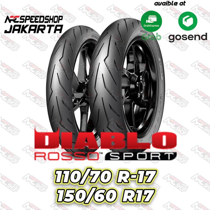 Ban Pirelli PIRELI Diablo Rosso Sport 80/80-14 90/90-14 80/90-14 70/90-14 140/70-17 130/70-17 110/70