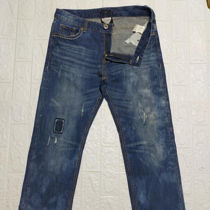 CLN PANJANG-UGIZ-RIPPED-JEANS-PRIA-DENIM-SIZE:34 (127 T 4)