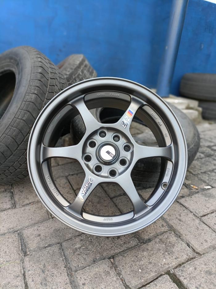Velg Mobil Ring 15 Model SSR Type-C Ring 15 Lebar 6,5 Warna Grey