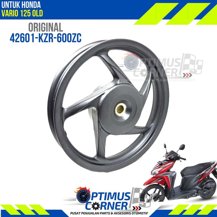 ORIGINAL Velg Belakang Vario 125 Old Lama 42601-KZR-600ZC