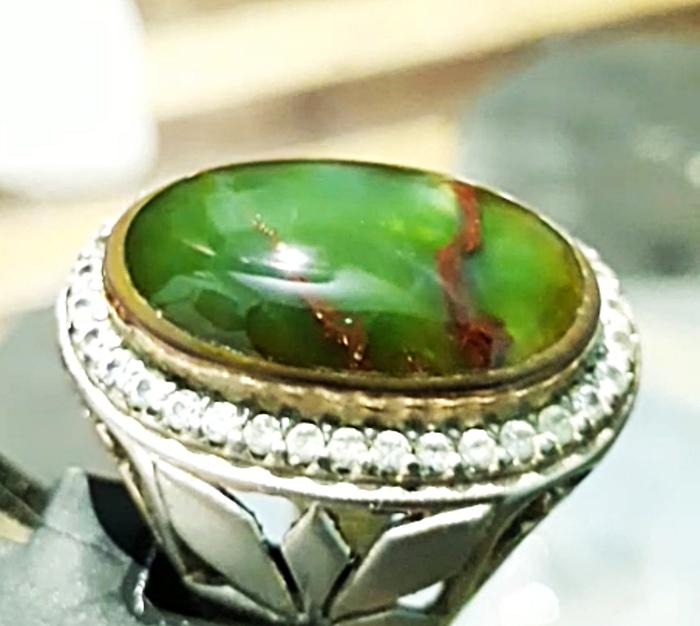 Natural batu akik Hijau Garut Marsih kristal
