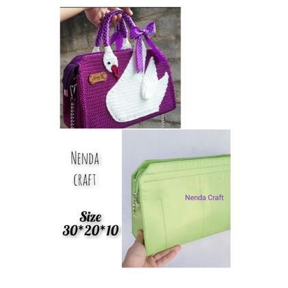 Inner tas rajut kotak new kenzie