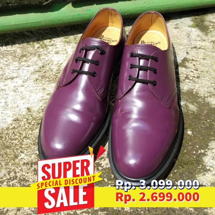 dr martens 1461 Purple Violet (Made In England) Authentic/Original