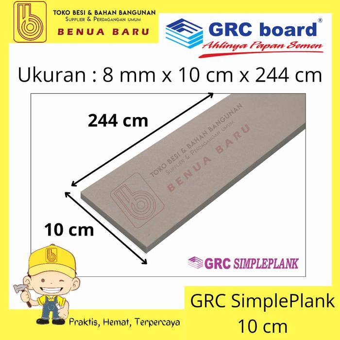 Lisplank GRC 10 cm / Papan Lisplang GRC 10 cm / SimplePlank GRC 10 cm