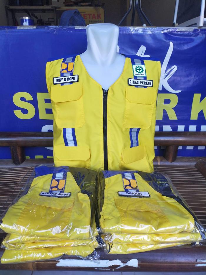 Rompi Safety Bina Marga premium / Rompi PUPR / Rompi PU / ROMPI