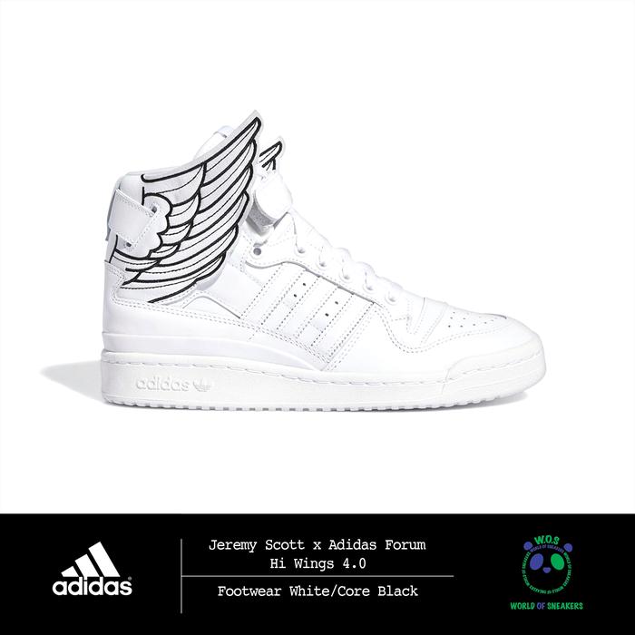 Jeremy Scott x adidas Forum Hi Wings 4.0 "White Black"