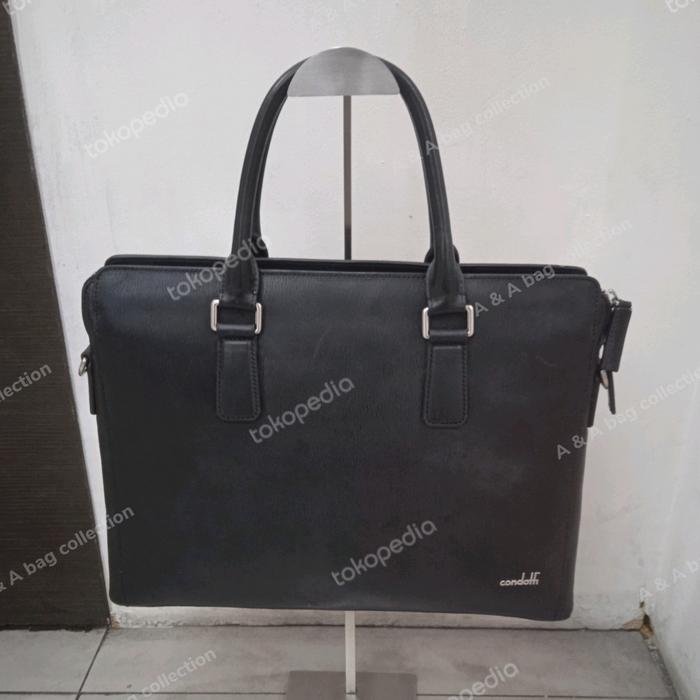 briefcase / tas kerja laptop Condotti original authentic kulit sapi