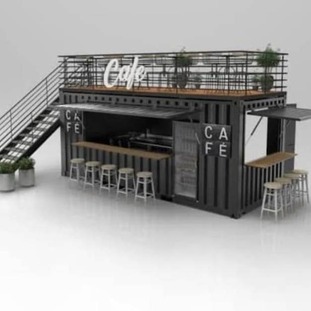Ready Booth Container Double Deck 6X3X2,5M