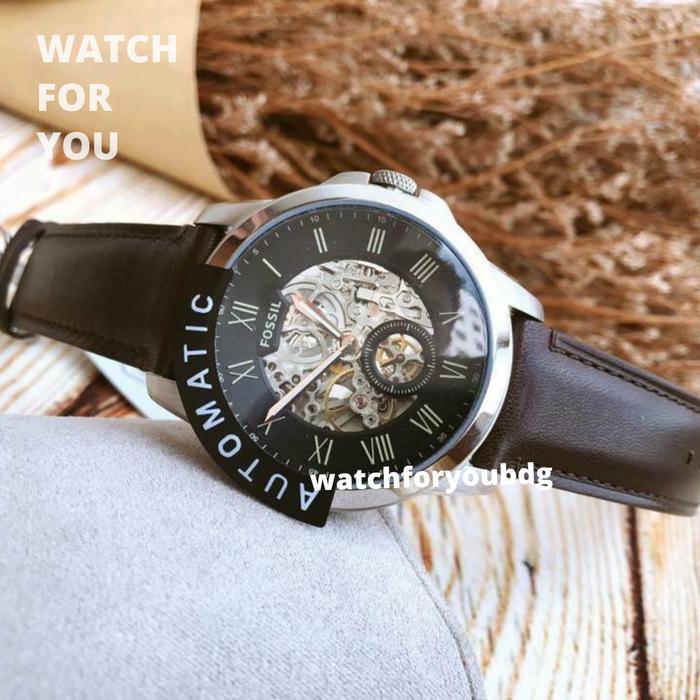 Jam Tangan Fossil ME 3095 Watch Pria Fosil ME3095 Automatic Brown WFY