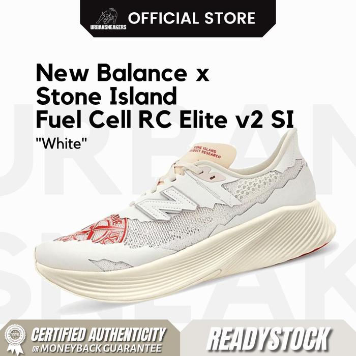 New Balance x Stone Island FuelCell RC Elite v2 White | MSRCELTD