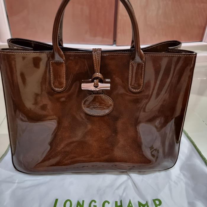 Longchamp Brown Preloved Authentic (No Strap)