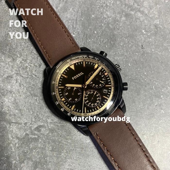 Jam Tangan Pria Fossil FS 5529 FS5529 Brown Original Chronograph WFY
