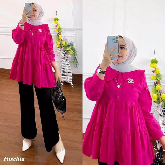 MORA BLOUSE Atasan Wanita Jumbo Blouse Terbaru Blouse Trendy