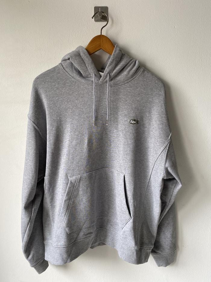 HOODIE LACOSTE LIVE SIZE L ABU MUDA BNWOT