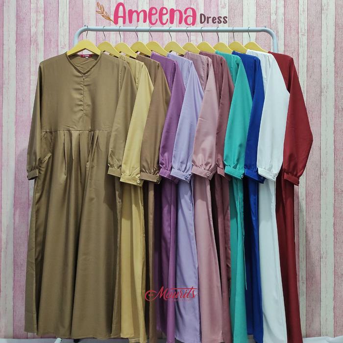 Gamis Toyobo Polos | Gamis Katun Toyobo | Gamis Toyobo Ameena Dress