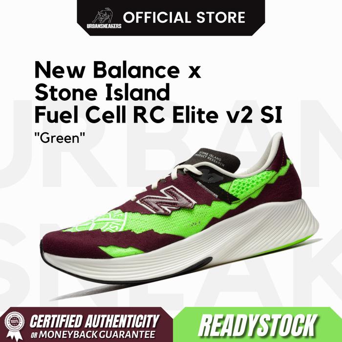 New Balance x Stone Island FuelCell RC Elite v2 Green | MSRCELSO