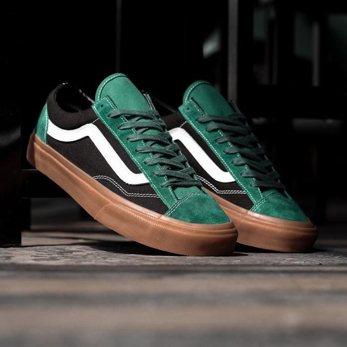 Vans Style 36 Green Fairway/Forest Night Gum Sole ORIGINAL