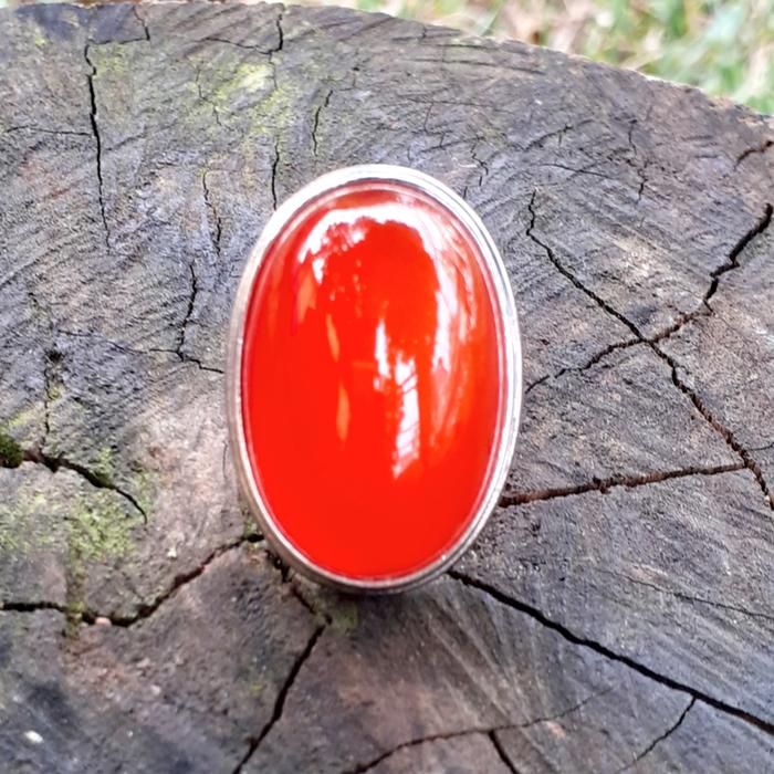 Cincin Batu Jumbo Cempaka Asli Natural Stone