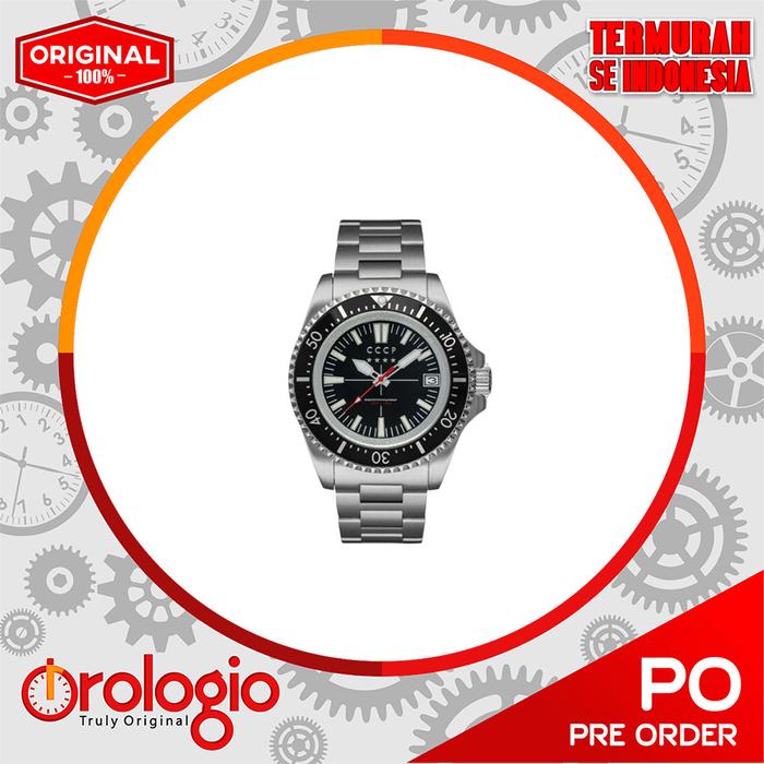 Men's CCCP Kamchatka Black All Stainless Steel Diver Watch CP-7048-85