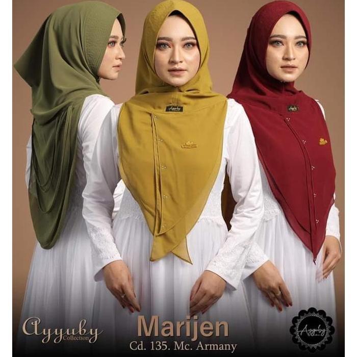 Khimar Hijab Instan Marijen Original Ayyubi