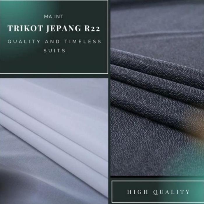 Trikot R22 Tricot Jepang Sutra Furing Trikot Untuk Batik