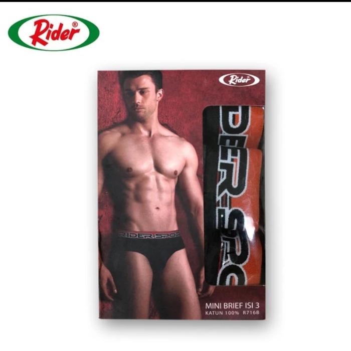 Rider Sport Mini Brief R716B perpack Isi 3pcs