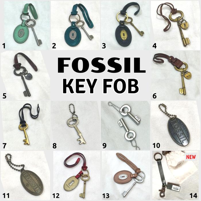 Keyfob Fossil Key Fob Gantungan Kunci Plat Fossil part 2