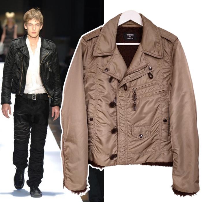 AW05 Cabane de Zucca Nylon Biker Jacket | Issey Miyake Tsumori Chisato