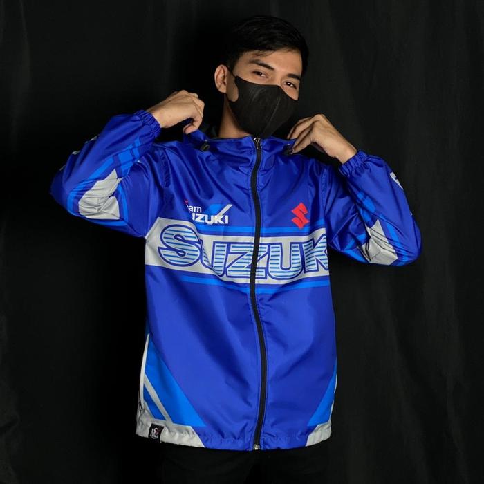 JAKET TEAM SUZUKI MOTOGP GSX SATRIA FU HOODIE SUNMORI