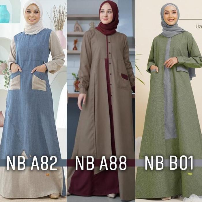 TERBARU BUND!!! GAMIS NIBRAS NB A88 | GAMIS NIBRAS NB A82 | GAMIS