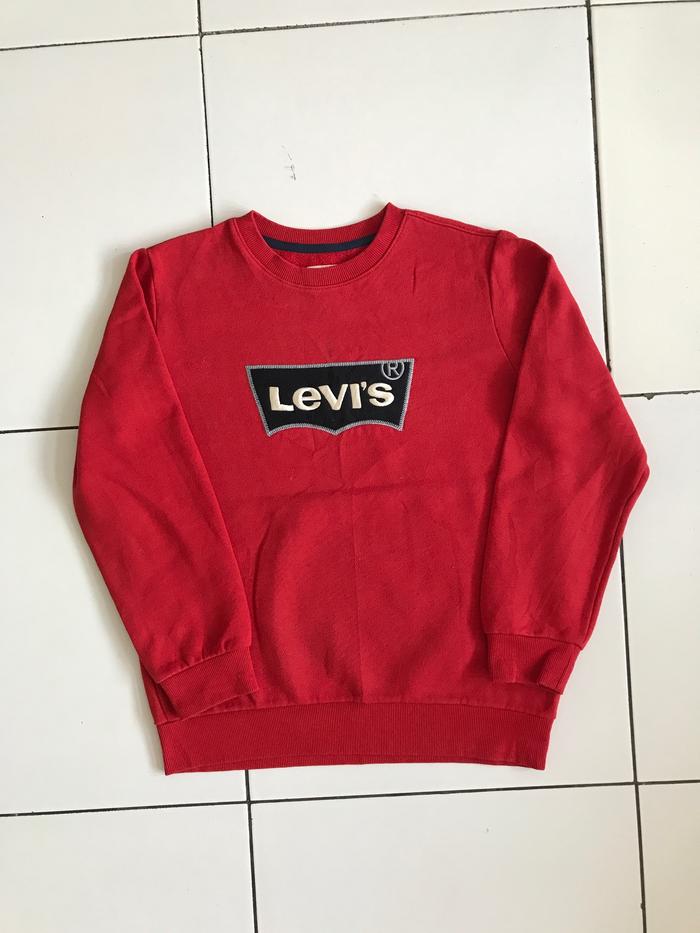 Levis Big Logo Crewneck Second Thrift Size S