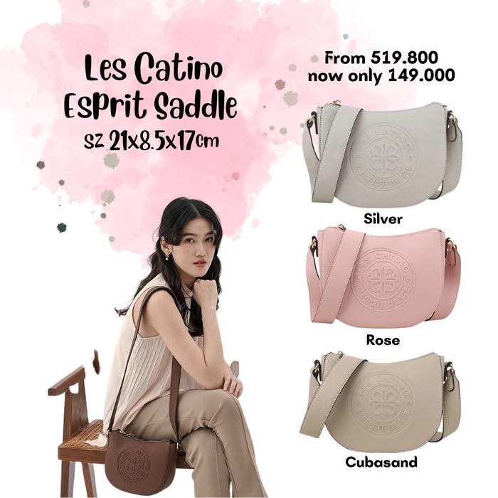 TERMURAH tas selempang Les Catino Esprit Saddle NEW ORIGINAL