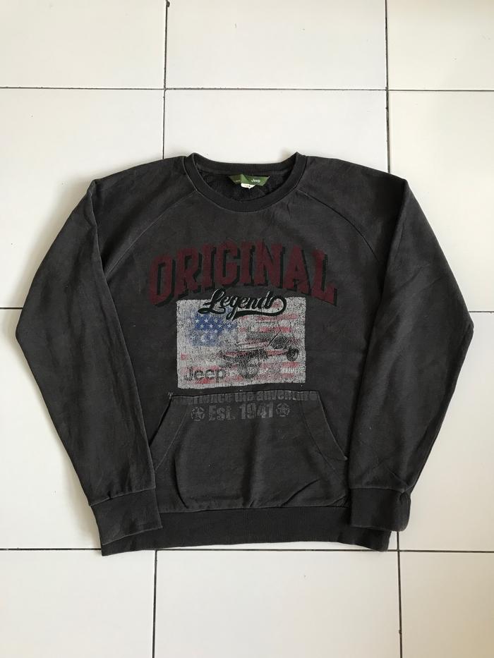 Jeep Big Script Crewneck Second Thrift Size L