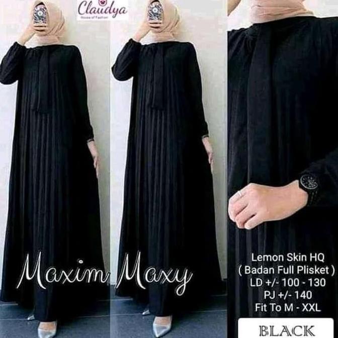 Hijabenka - Sephia Gina Pleated Dress