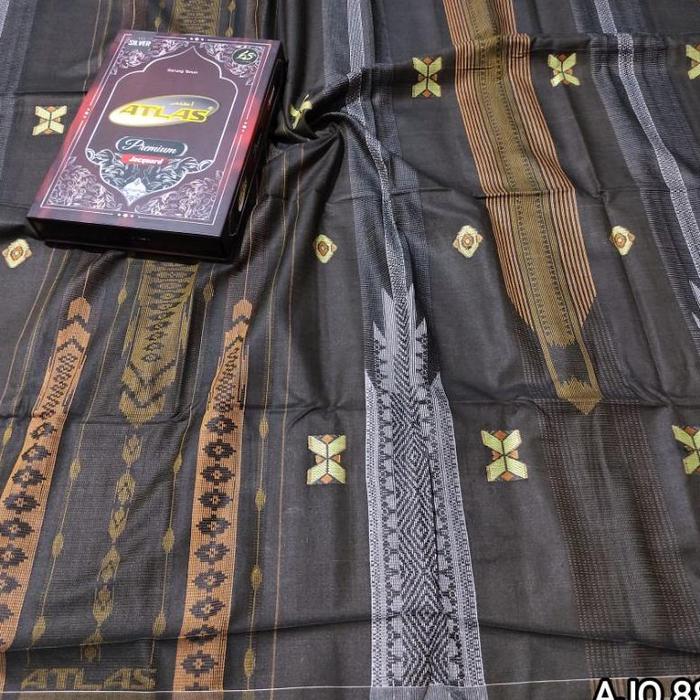 SARUNG ATLAS JACQUARD SONGKET / ATLAS IDAMAN JACQUARD GRADE SILVER