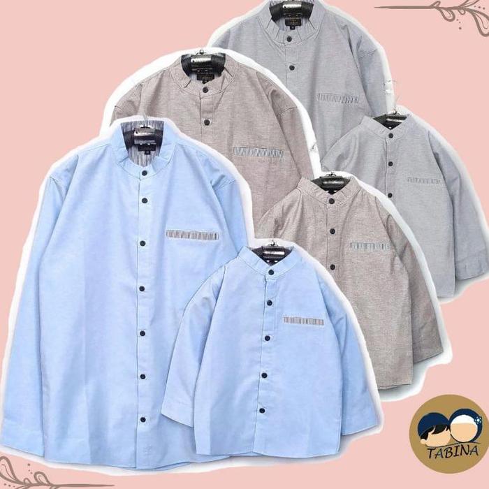 KEMKO KOKO ANAK (LENGAN PANJANG) OXSFORD TABINA, KOKO COUPLE AYAH DAN